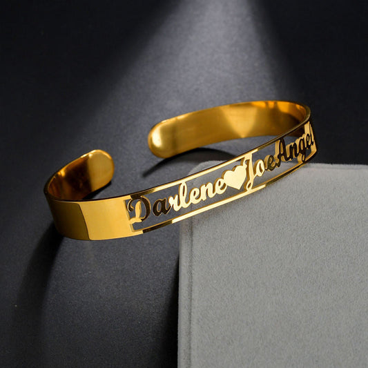 CUSTOMIZED / Personalised couple NAME bracelet kada