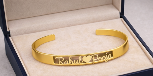 CUSTOMIZED / Personalised couple NAME bracelet kada